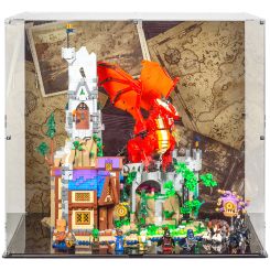 Display Case for LEGO® Dungeons & Dragons™: Red Dragon's Tale 21348